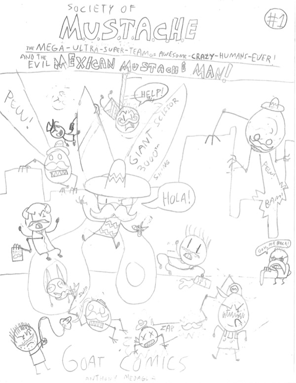 Society of M.U.S.T.A.C.H.E Issue #1 cover